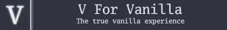 V For Vanilla banner