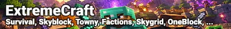 ExtremeCraft.net United Kingdom server banner