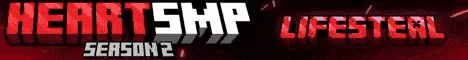 Lifesteal SMP 26.1 1.21 Crossplay server banner