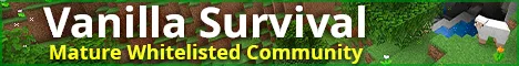 SiteB Vanilla Minecraft Server banner