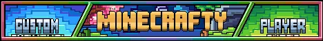Minecrafty banner