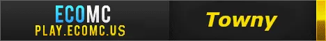 EcoMC Towny Server banner