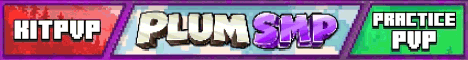PlumSMP Minecraft 26.1 server banner